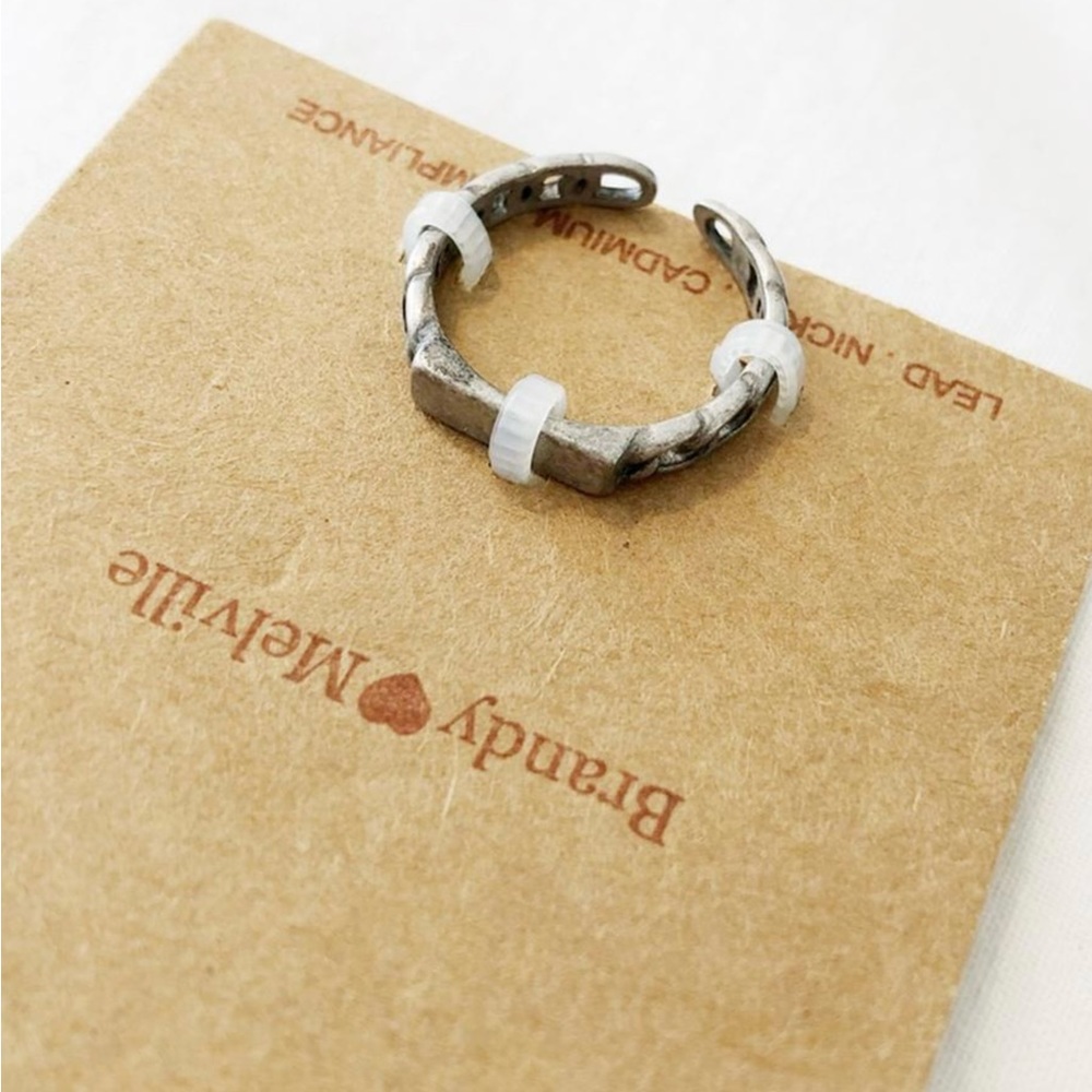 Brandy Melville Silver Chain Links Ring